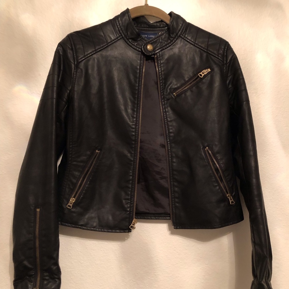 RALPH LAUREN LEATHER JACKET